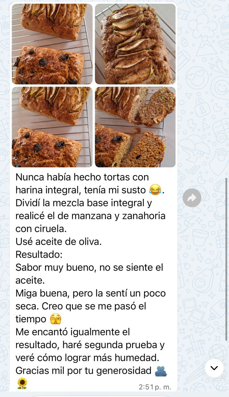 Mensaje de clienta de Budiné